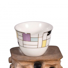 12pcs Cawa Cups Ceramic Arabic Coffee Cups New Bone China Cawa Cups With Color Box thumbnail-4