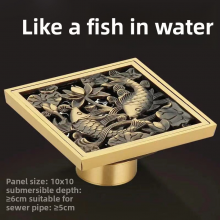 Antique Carved European-Style European-Style Odor-Proof Insect-Resistant for Modern Household Bathroom Hotel Shower Washing Machine