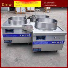 Commercial Electromagnetic 304 Composite Bottom Soup Pot, Beef and Mutton Boiling Pot, Commercial Pot for Lanzhou Hand-pulled Noodles thumbnail-3