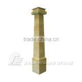 Marble Granite Stone Square Gate Pillar Design