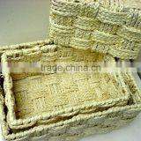 Set of 3 Maize Baskets (in Dark Brown)for Bread /fruit/kithchen Using /room Using thumbnail-3