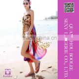 Hot Sale Swimwear High Quality Floral Print Chiffon Beach Cover-up