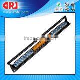 High Density Networking UTP 24 Port RJ45 Cat6A Patch Panel