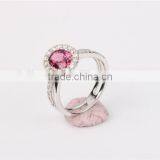 18K Rose Gold Plating Ring Gold Gemstone Ring 6 Gram thumbnail-6