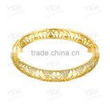 KZCZ026 Wholesale Jewelry Brass Gold Bangle thumbnail-1