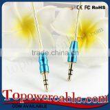 Gold Plated 3.5Mm Stereo Aux Cable Stereo Auxiliary Audio Cable Auxiliary Cable Headphone Jack thumbnail-1