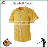 Sublimation custom design factory price plain baseball jersey shirts