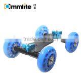 Commlite Table Top Dolly Mini Car Skater Track Slider Super Mute for DSLR Camera Camcorder