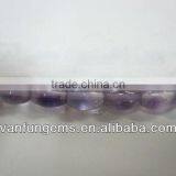 Natural Gemstone Amethyst Barrel Shape thumbnail-1
