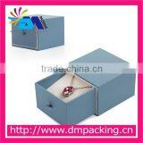 Jewellery blue Paper Packaging Necklace display Jewelry Box
