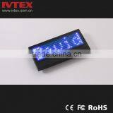 Digital Blue Rechargeable Battery Backup Mini LED Display / LED Name Badge / Digital Badge thumbnail-2