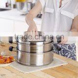 Thick Bottom Nonstick 2layer Stainless Steel Food Steamer Pots thumbnail-5