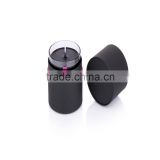 cardboard candle box, luxury black round candle packaging box
