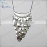 New Arrival Silver Tassel Necklace,artificial Long Chain Necklace thumbnail-1