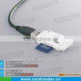 New Private Mould White All in 1 External Usb 3.0 Card Reader