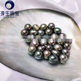 Wholesale Cultured Saltwater Tahitian Black Pearl Beads for Jewelry Making thumbnail-3