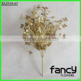 7 Heads Mini Glitter Decorative Artificial Grass Plants