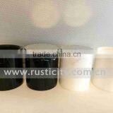 Christmas Black Glass Candle Jar/ Glass Jar for Candle With Lids/ Marble Candle Jars With Lid thumbnail-5