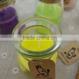 Best selling glass jar scented wax candle