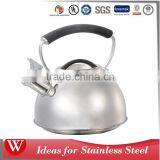 Single Bottom Rubber Coating Non Electric Water Whistle Kettle Tea Kettle Stainless Steel
