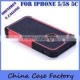 2014 Hot Design Soft Silicon Case With Hard Back Case For IPhone 5 5S thumbnail-5