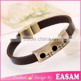 Bracelet Making Suppliers Leather Bracelet/ Leather Bracelet With Magnetic Clasp thumbnail-3