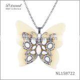 Yiwu Jewelry Factory Butterfly Pendant Necklace, Fashion Necklace NL158722-28
