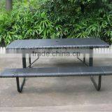 2014 Hot-sale Outdoor Table and Bench Seat,table & Bench,outdoor Picnic Table With Umbrella Hole thumbnail-5