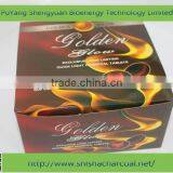 Golden Glow Instant Light Arab Shisha Charcoal for Hookah