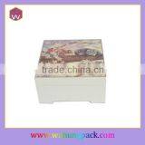 Wooden Music Box Gift for Christmas Hand Crank Music Case