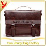 Vintage PU Leather Briefcase, Shoulder Business Laptop Bag, Messenger Bags thumbnail-2