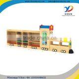 Useful Wooden Toy Toys Storage Shelf Cabinets For Children thumbnail-3