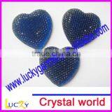 2011 New Style Full Rhinestone Resin Heart Shape Crystal thumbnail-1