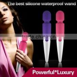 NEW waterproof massager wand wireless magic wand massager vibrator USB charger, paypal accept!