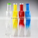 Grey Frosted Glass Bottle 750ml Soda Water Glass Bottle Glass Oil Vinegar Bottle thumbnail-3