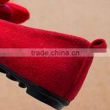 2015 Autumn Children Girl Flat Shoes Rabbit Hair Bow Princess Shoe Leopard Soft Bottom 4-6 Ages Kids Shoes thumbnail-6