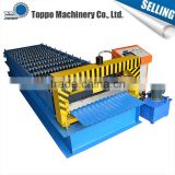 China supplies custom cheap glazed tile steel profile roll forming machine