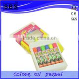 6 color oil pastel wax crayon, techniques for oil pastels