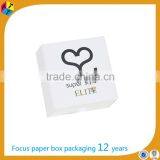 Custom Logo Small Cardboard White Box Jewelry Packaging thumbnail-3