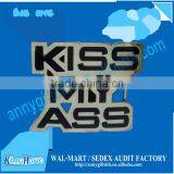 2015 New Products New Design Men Cheap Custom Initial Letter Belt Buckles thumbnail-4