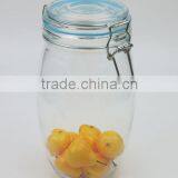 1300ml Canned Food Used Glass Jar With Metal Clip and Silicon Ring thumbnail-1