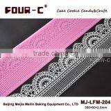 New Arrivals,border lace silicone mat,cake art pad,high quality embossed mat