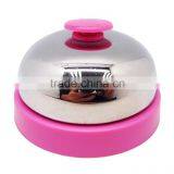 Pink Dinner Call Bell With Colorful Base for Tables Use thumbnail-3