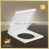 Square Urea Toilet Seat Cover With Soft Slow Close thumbnail-1