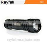 Trade Assurance Aluminum Strong Bright Tactical USB Charging Led Flashlight Made in China