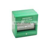 Green Color Double Pole 12VDC Alarm System Conventional Manual Alarm Button thumbnail-1