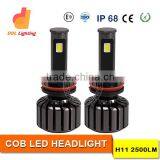 Automobiles Motorcycles Auto 30W H11 Car Led Headlight Bulbs IP 68 H1 H3 H7 H16