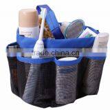 Mesh Hanging Bathroom Shower Organizer Caddy Bag, Multi-Pocket Shower Organizer Bag