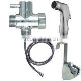 Toilet Handheld Bidet Sprayer With Hose and Bracket Holder Toilet Attachment Cloth Diaper Sprayer Bathroom Spray Wand Shattaf thumbnail-5