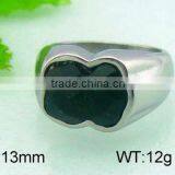 Factory Direct Sale Attractive Design Ring for Men With Black Stone thumbnail-2